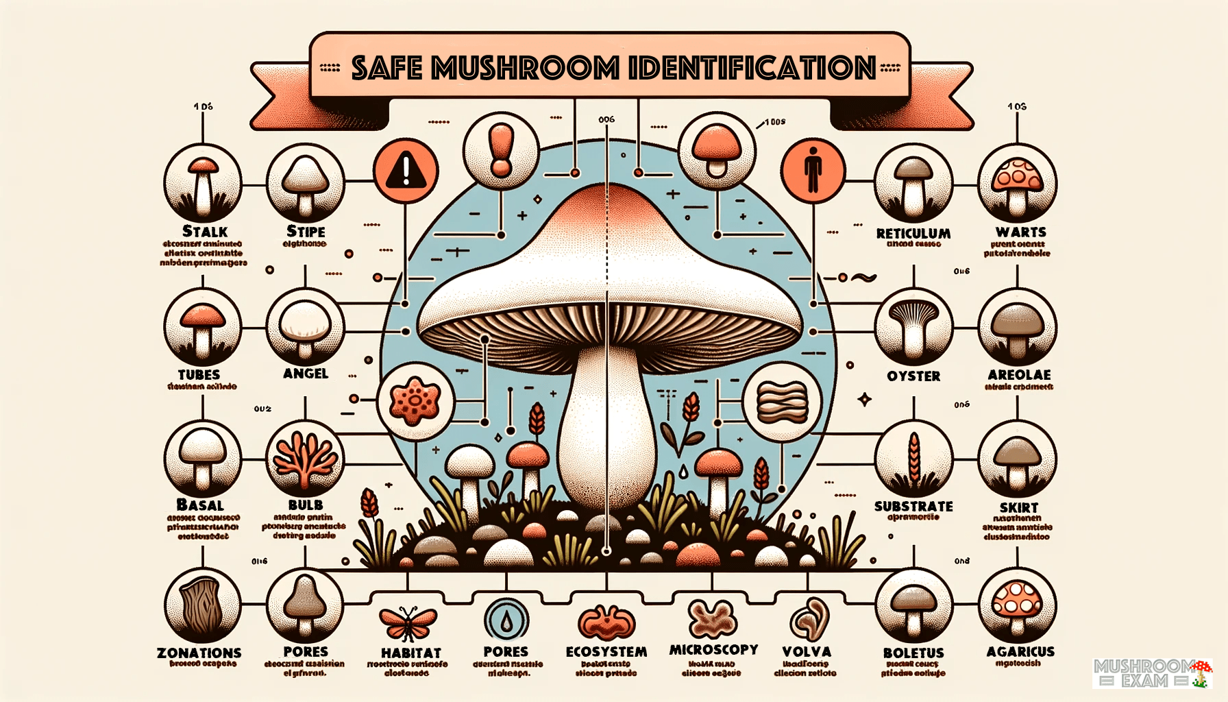 learn how to identify mushrooms online
